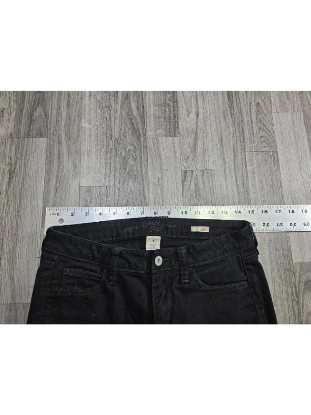Arizona Jean Co Low Rise Super Skinny Jeans Juniors 5 Black‎ Stretch Denim